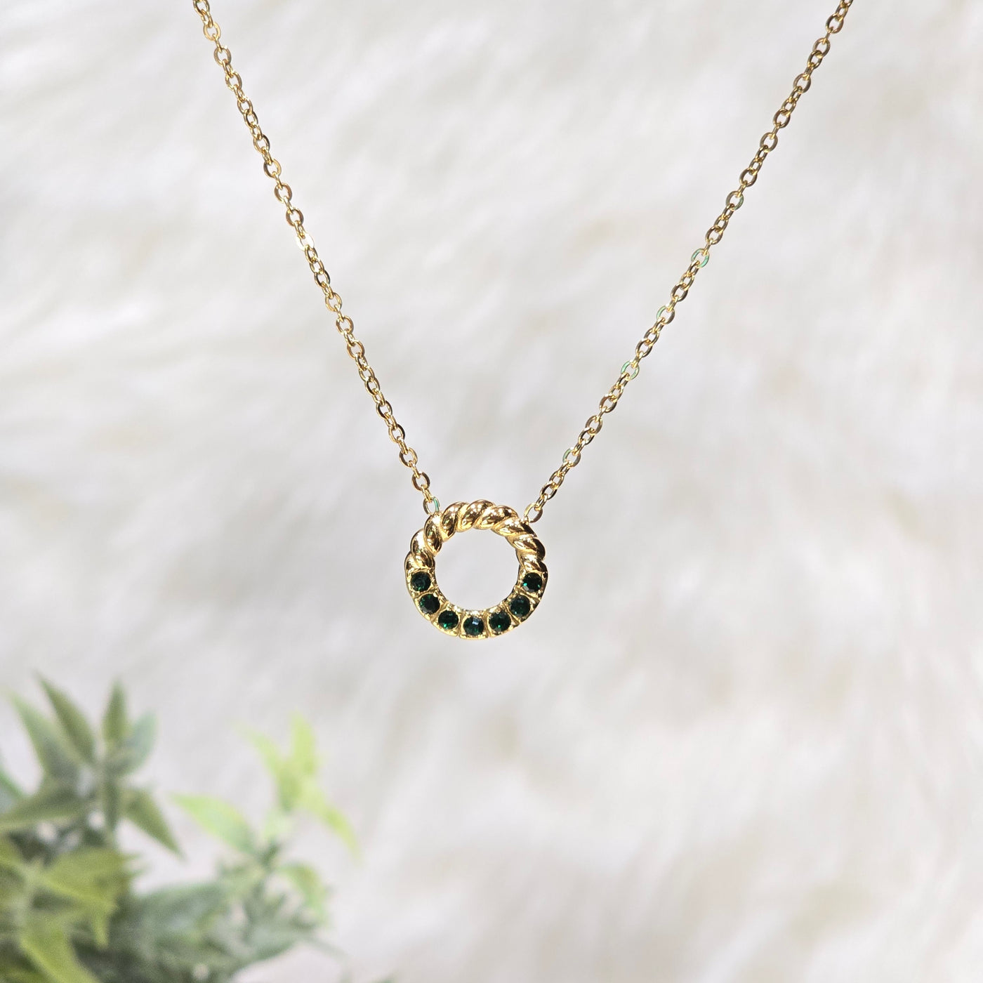 Eternal Emerald Necklace