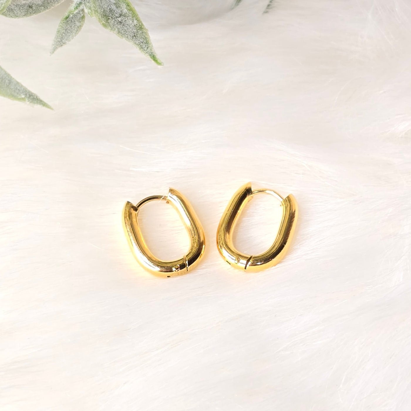 Oval Link Earrings