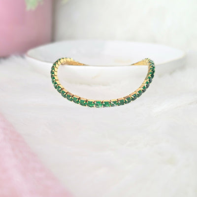 Zircon Tennis Stretch Bracelet