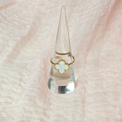 Allure Gilded Petal Ring