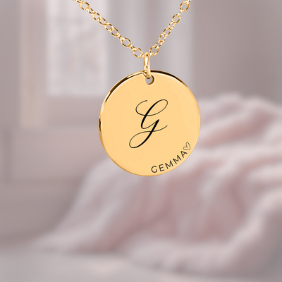 Heartfelt Initial and Name Necklace