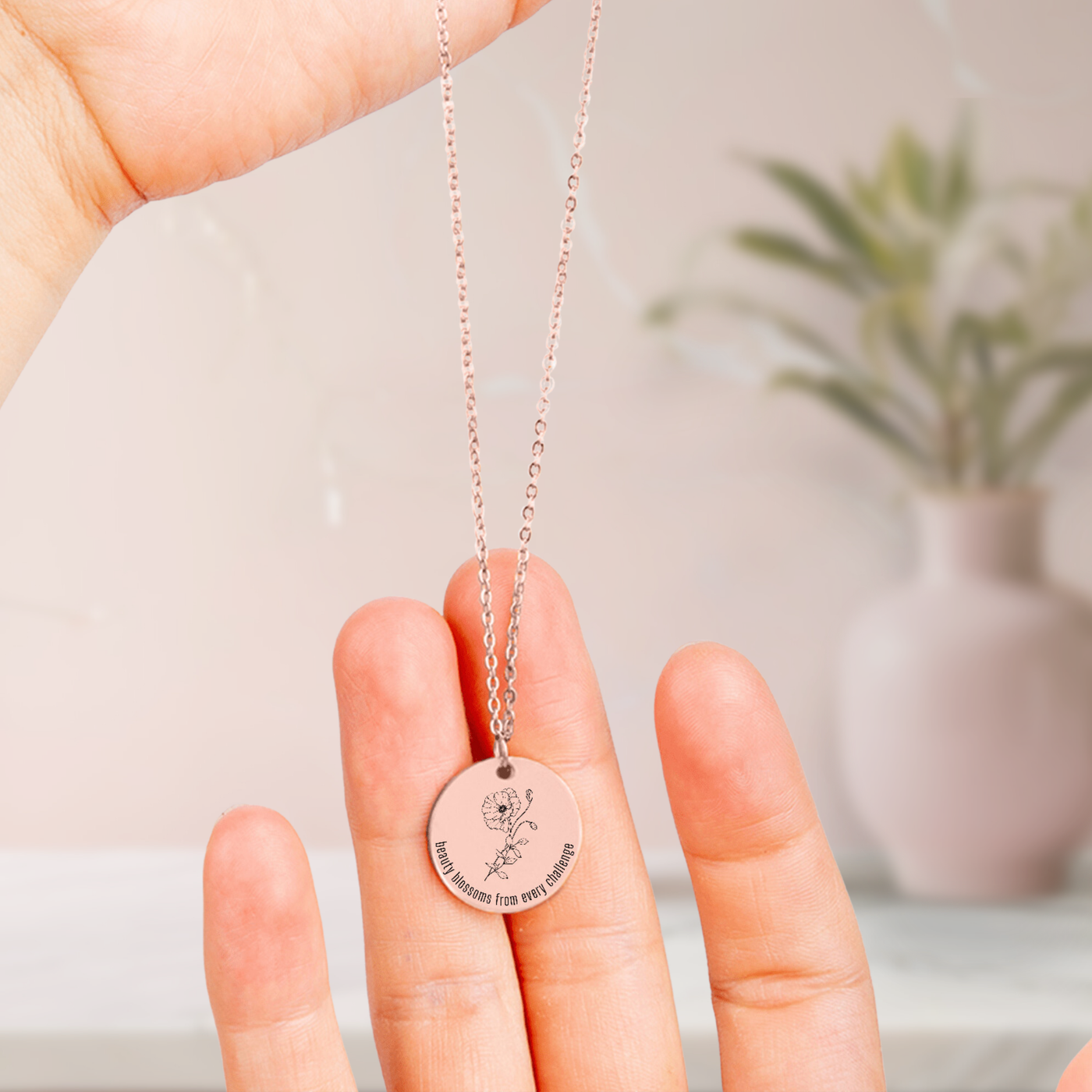 Poppy of Resilience Necklace