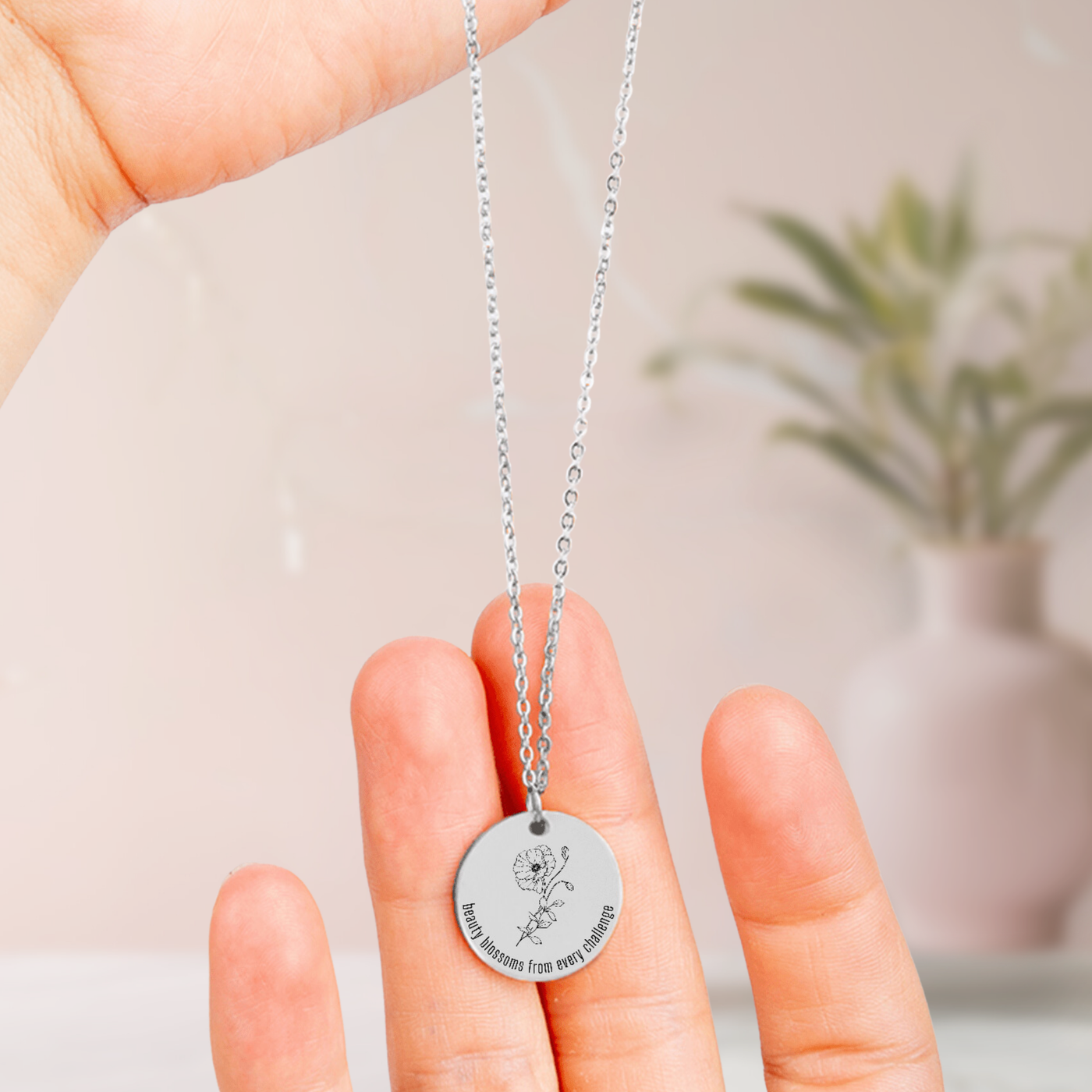 Poppy of Resilience Necklace