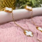 Allure Gilded Petal Charm Necklace - Elisse Treasures - Jewelry - Elisse Treasures
