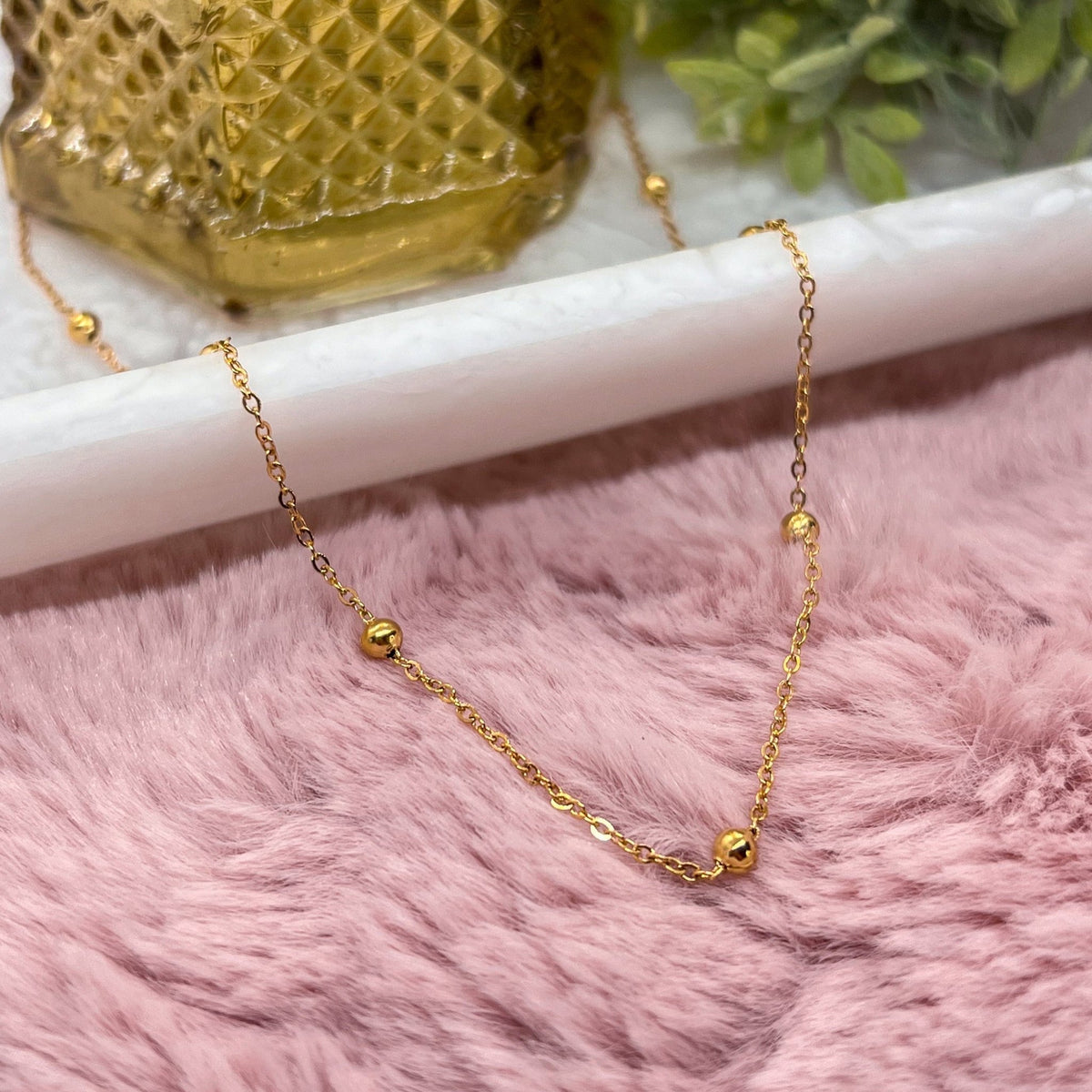 Gilded Strand Necklace - Elisse Treasures - Necklaces - Elisse Treasures