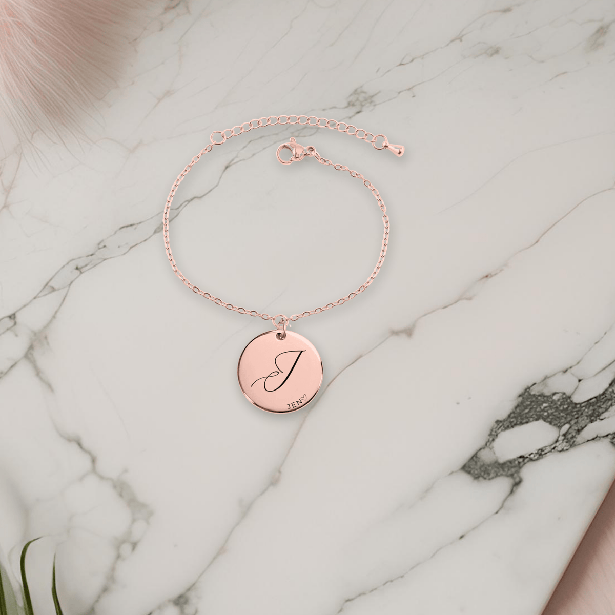 Heartfelt Initial and Name Bracelet - Elisse Treasures - Necklaces - Elisse Treasures