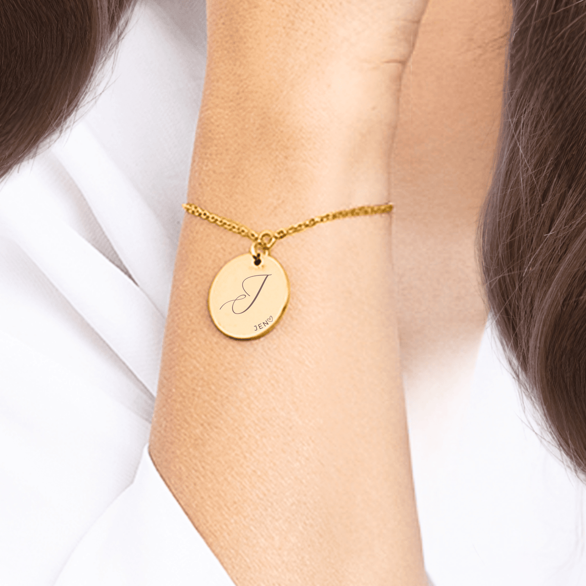 Heartfelt Initial and Name Bracelet - Elisse Treasures - Necklaces - Elisse Treasures