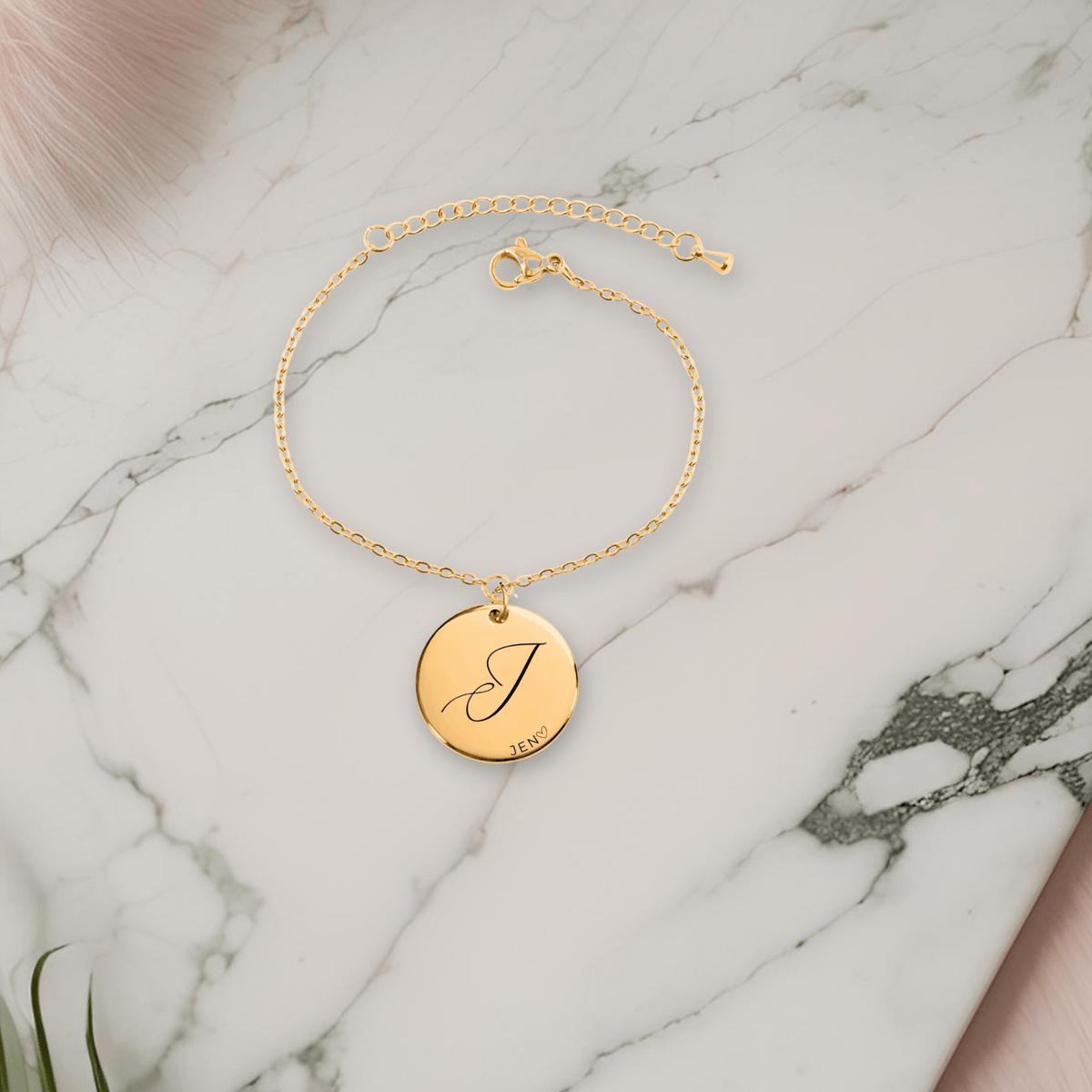 Heartfelt Initial and Name Bracelet - Elisse Treasures - Necklaces - Elisse Treasures