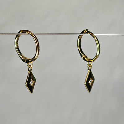 Stella Star Drop Earrings - Elisse Treasures - Jewelry - Elisse Treasures